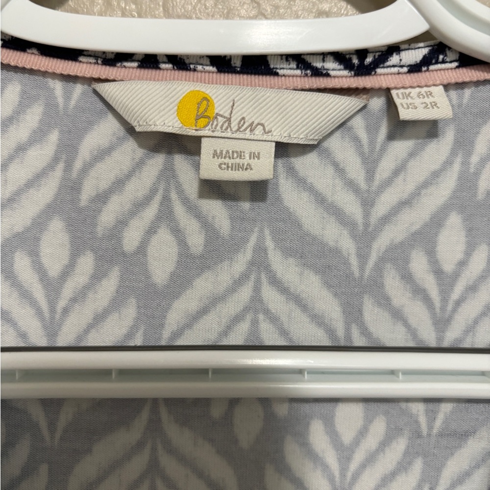 Boden Leaf Pattern Romper - image 4